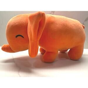 Soft Squishy Orange Plush Baby Elephant Timmy Follow Your Legend 9” Adorable!